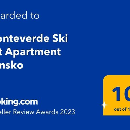 Monteverde Ski Lift Apartment Bansko Bagian luar foto